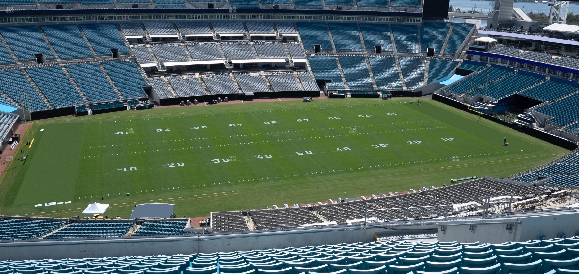 Seating view for EverBank Stadium Section 412