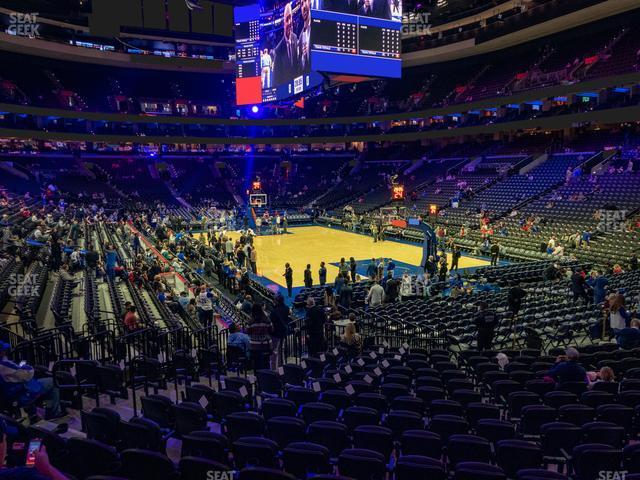 Seating view for Wells Fargo Center Section 105