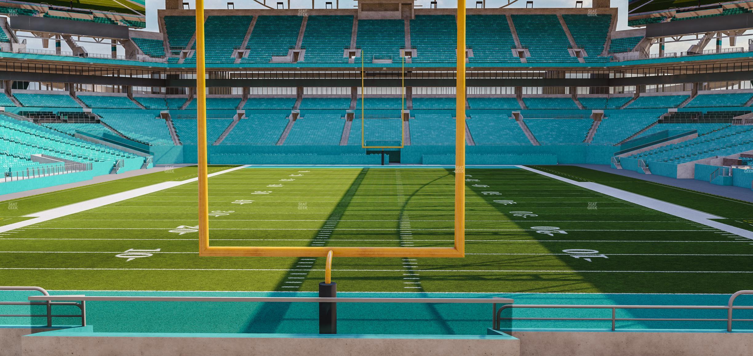 Seating view for Hard Rock Stadium Section 104