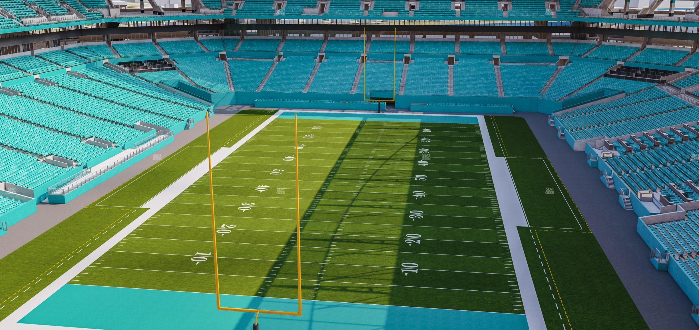 Seating view for Hard Rock Stadium Section 303