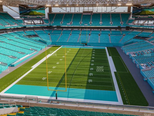 Seating view for Hard Rock Stadium Section 303