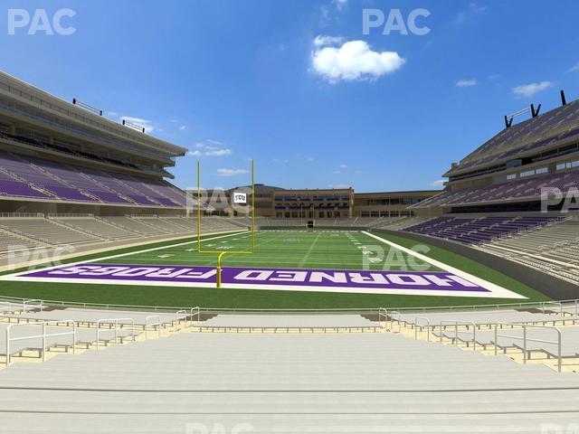 Seating view for Amon G. Carter Stadium Section 114