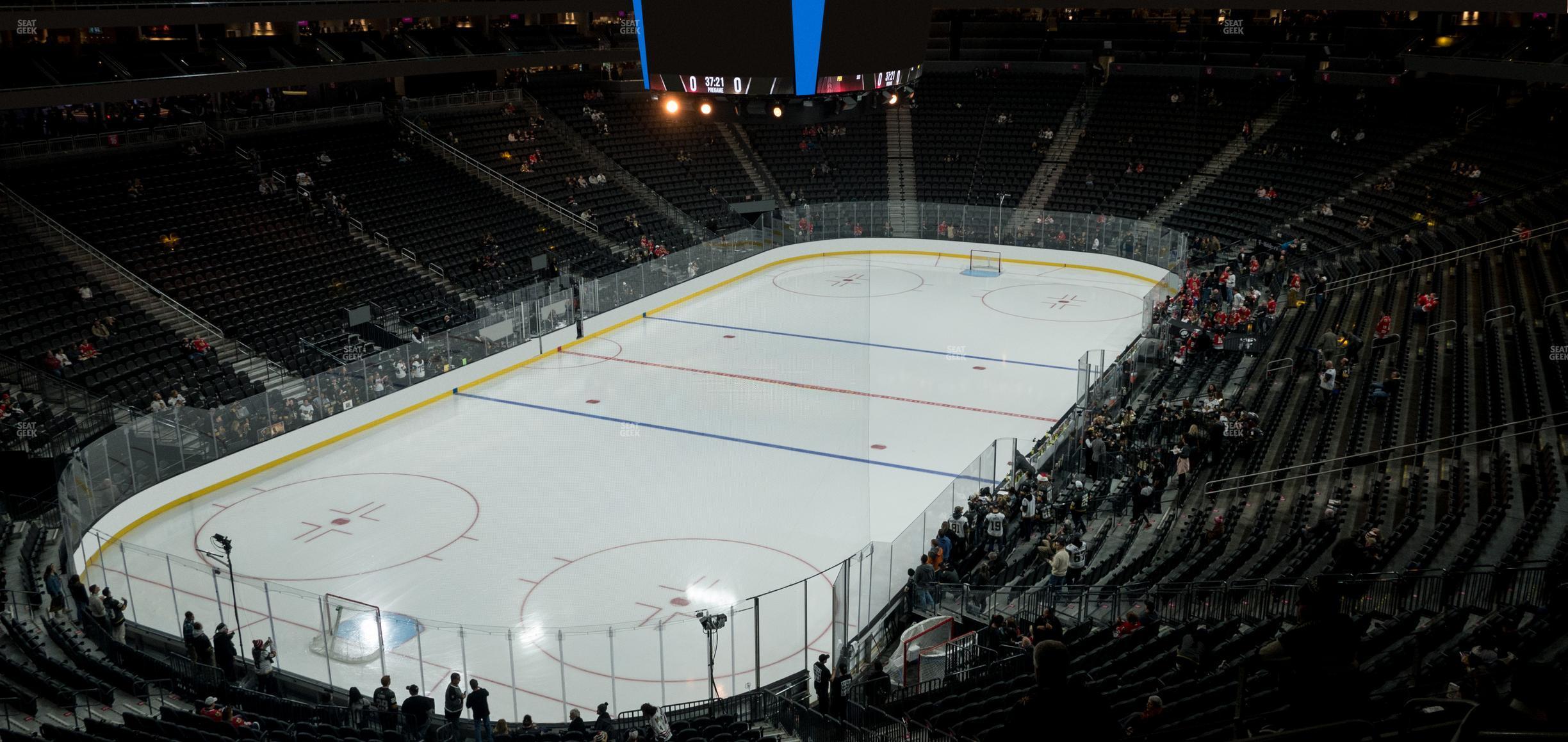 Seating view for T-Mobile Arena Section 104