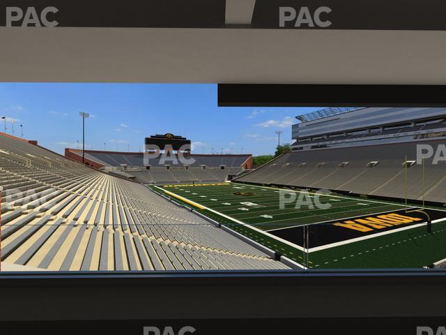 Seating view for Kinnick Stadium Section Ironmen Box 21