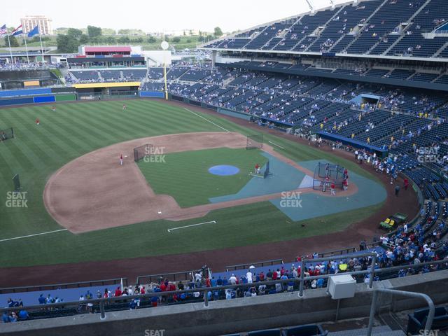 Seating view for Kauffman Stadium Section 410