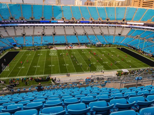 Seating view for Bank of America Stadium Section 543