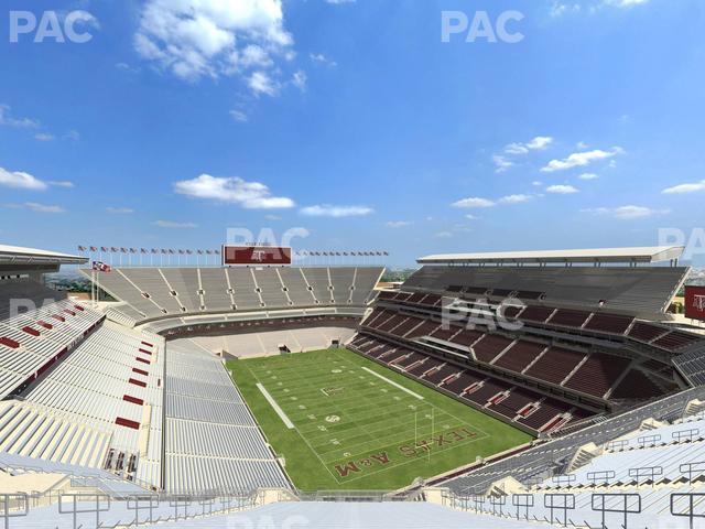 Seating view for Kyle Field Section 420