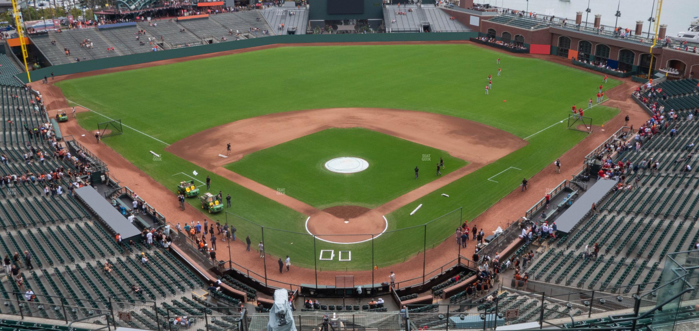 Seating view for Oracle Park Section View Reserved 315