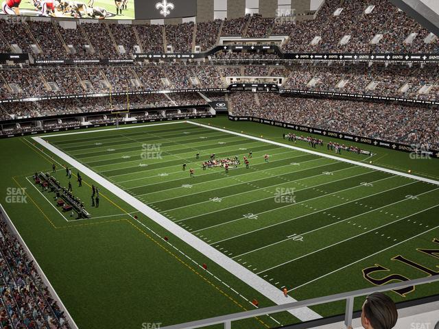 Seating view for Caesars Superdome Section Suite 433