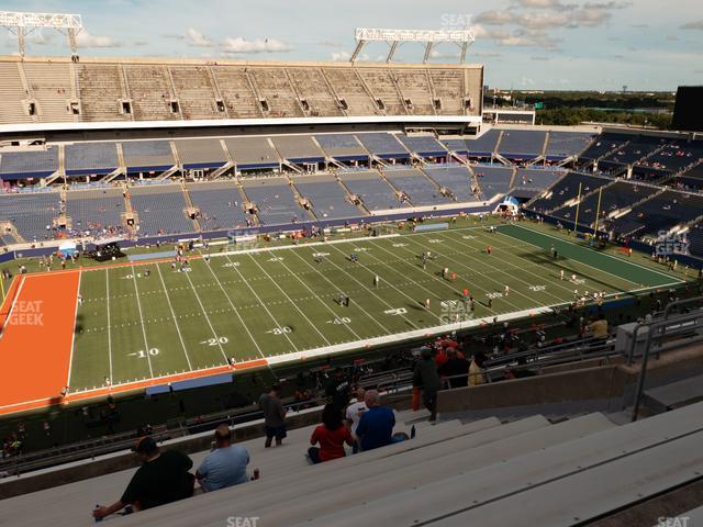 Seating view for Camping World Stadium Section 237