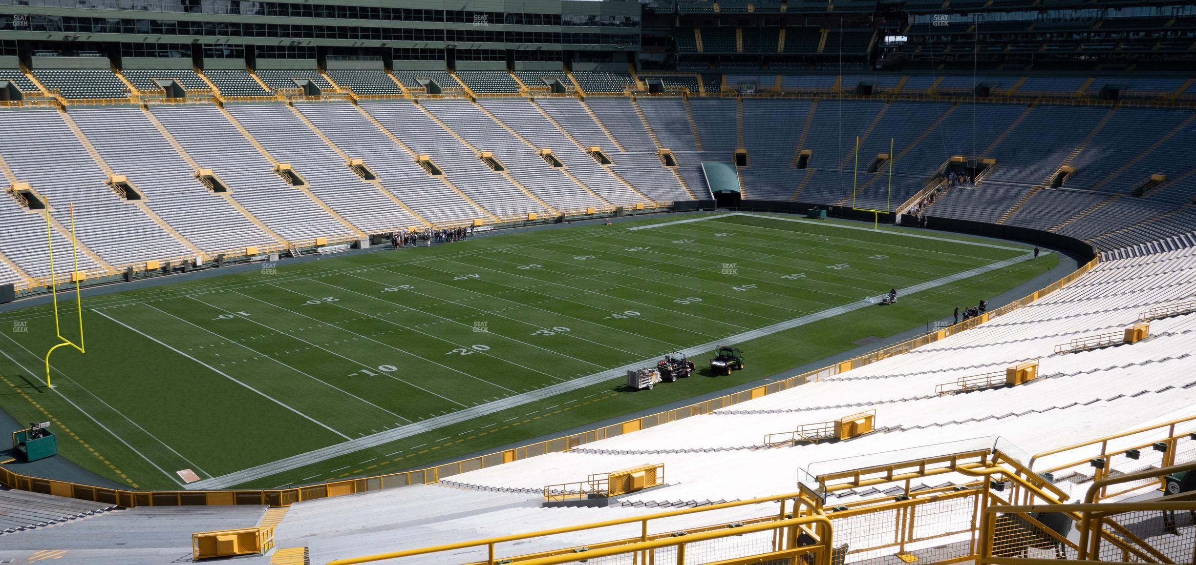 Seating view for Lambeau Field Section 314