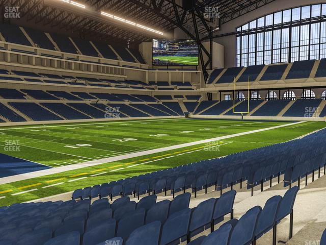 Seating view for Lucas Oil Stadium Section 118