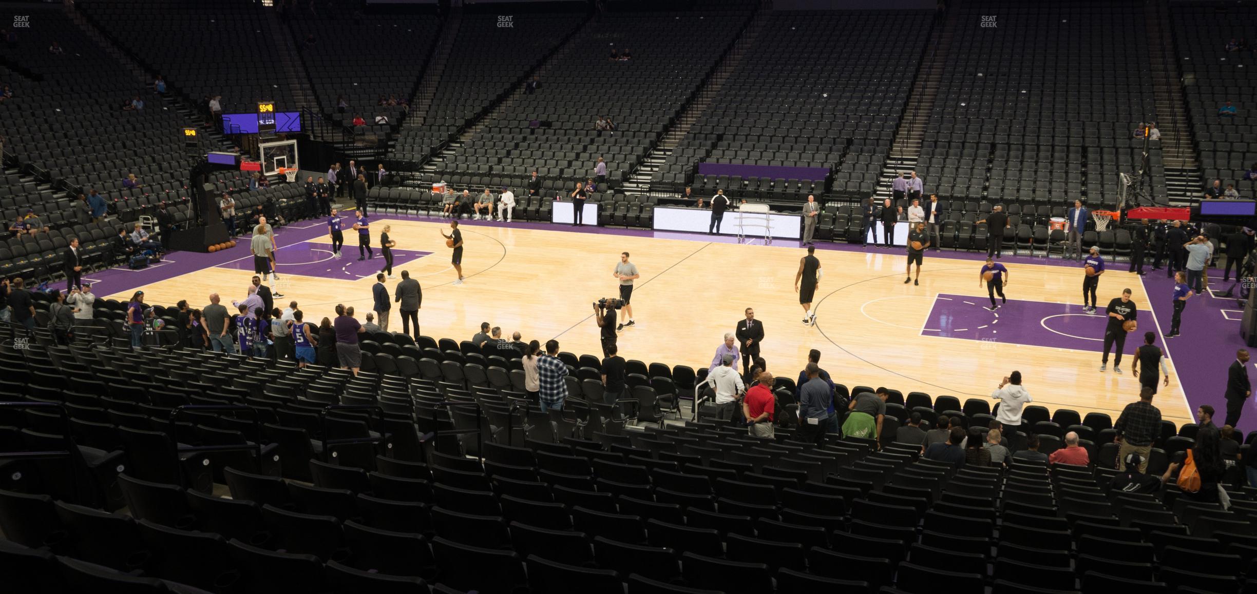 Seating view for Golden 1 Center Section 119