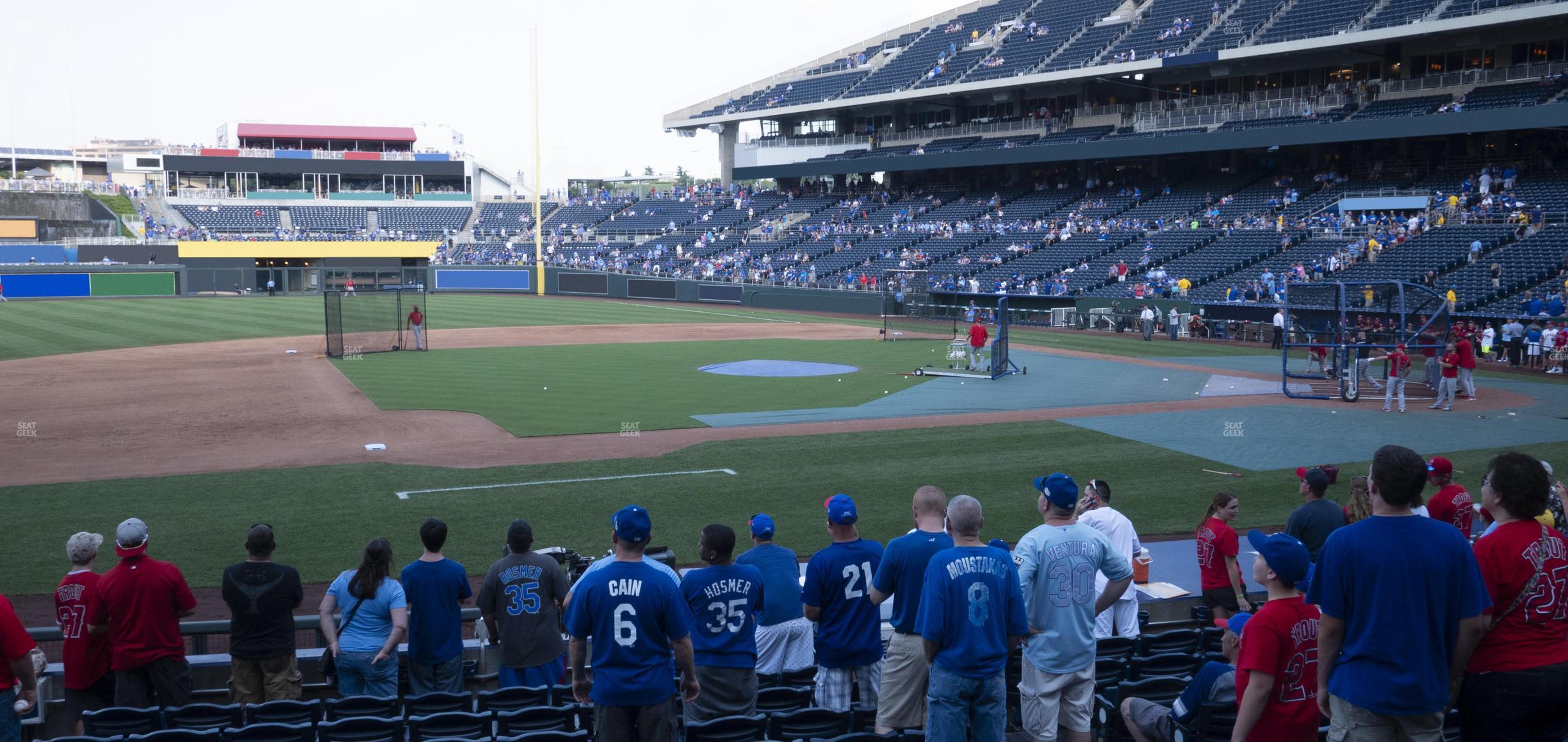 Seating view for Kauffman Stadium Section 119