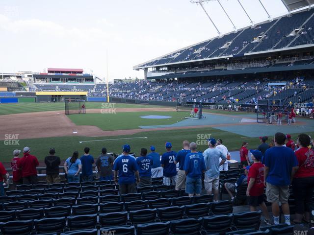 Seating view for Kauffman Stadium Section 119