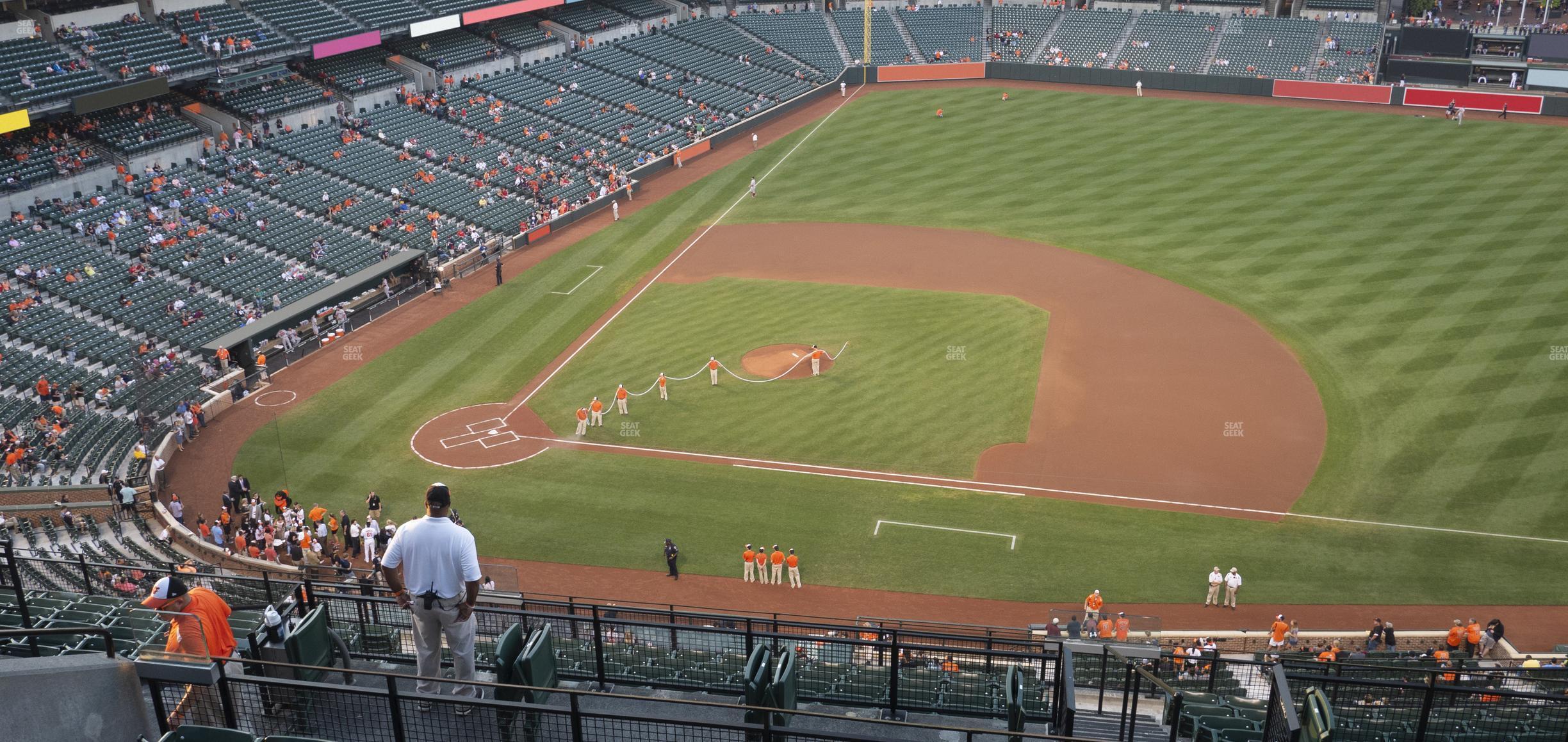 Seating view for Oriole Park at Camden Yards Section 322