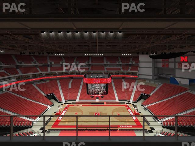 Seating view for Pinnacle Bank Arena Section 304