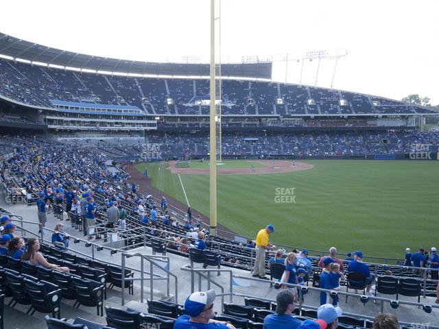 Seating view for Kauffman Stadium Section 249