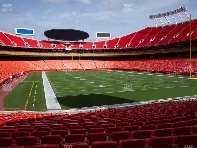 Seating view for GEHA Field at Arrowhead Stadium Section 112