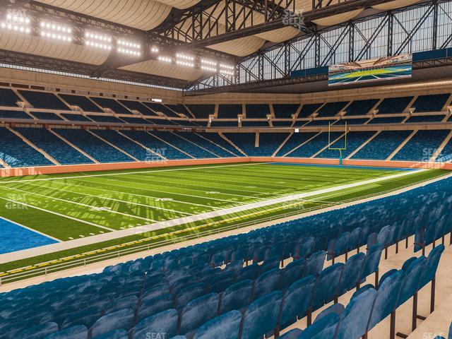 Seating view for Ford Field Section 101