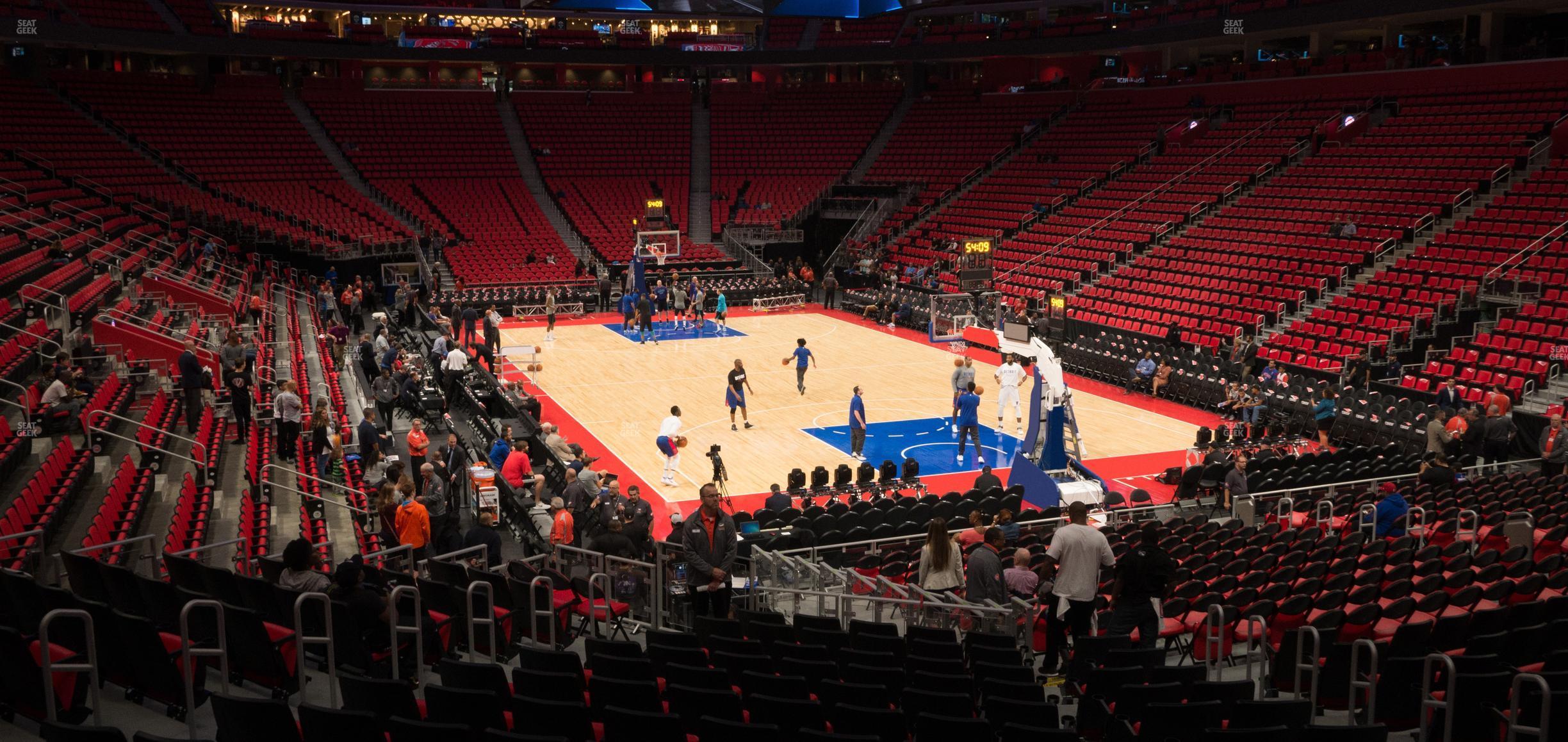 Seating view for Little Caesars Arena Section 117