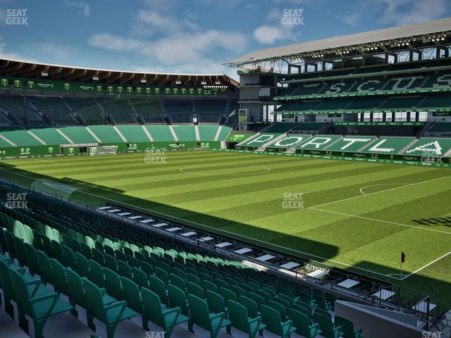 Seating view for Providence Park Section 123