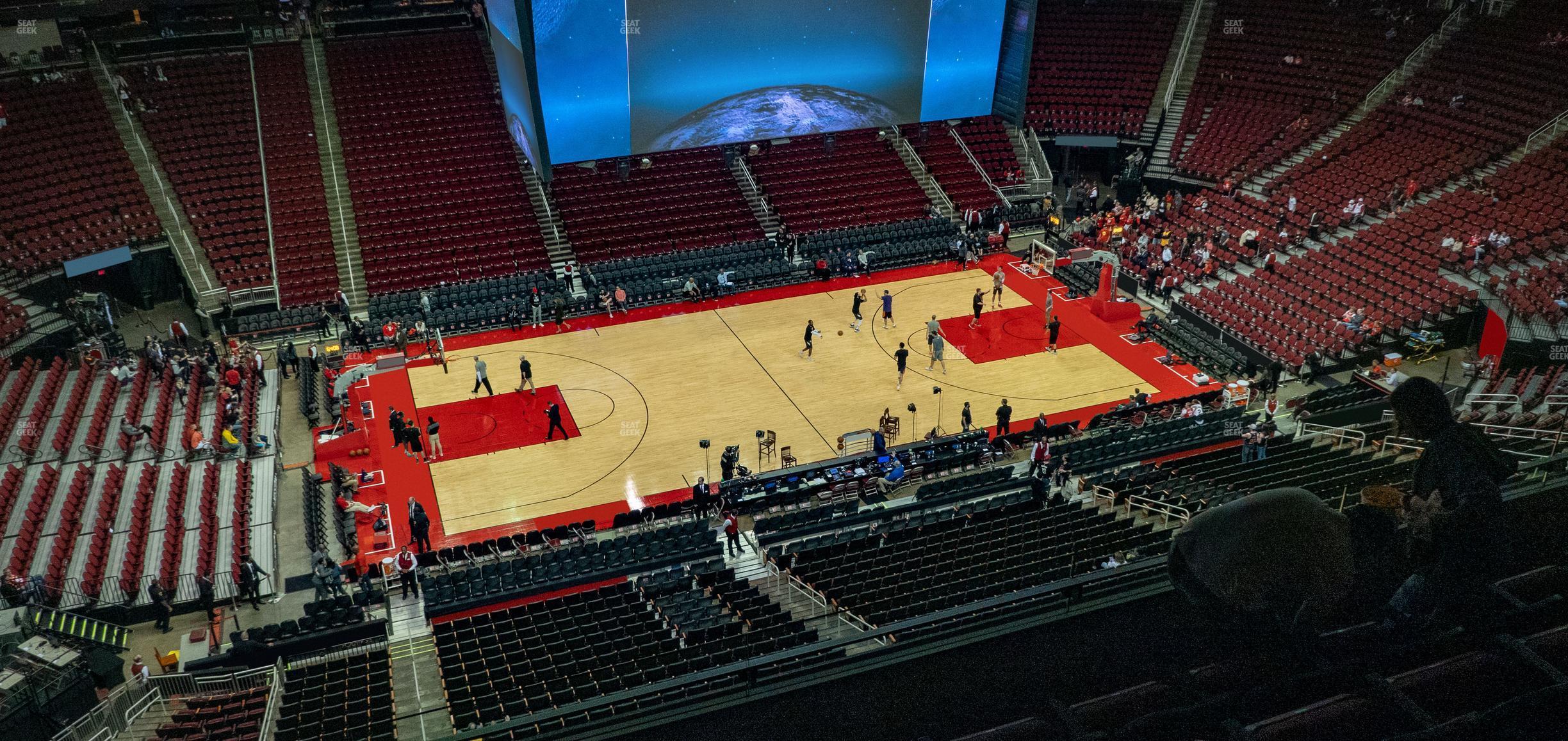 Seating view for Toyota Center Section 428