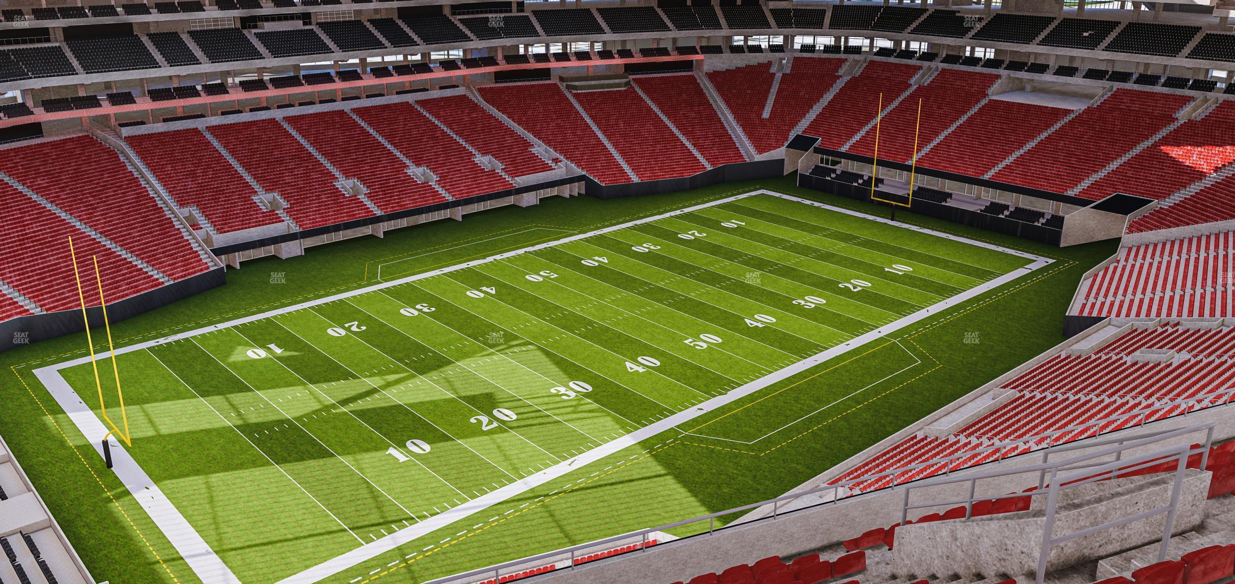 Seating view for Mercedes-Benz Stadium Section 345