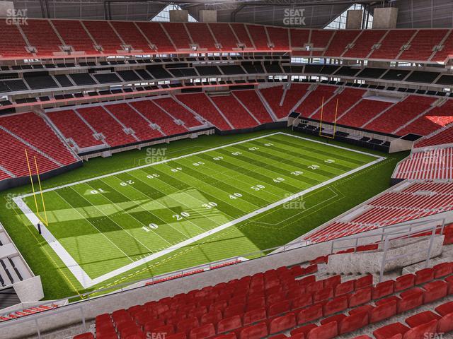 Seating view for Mercedes-Benz Stadium Section 345