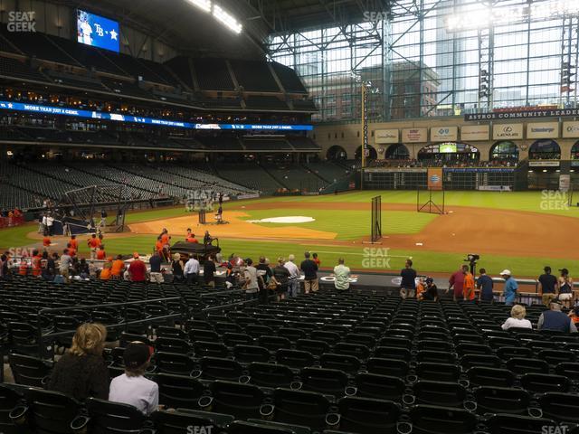 Seating view for Minute Maid Park Section 127