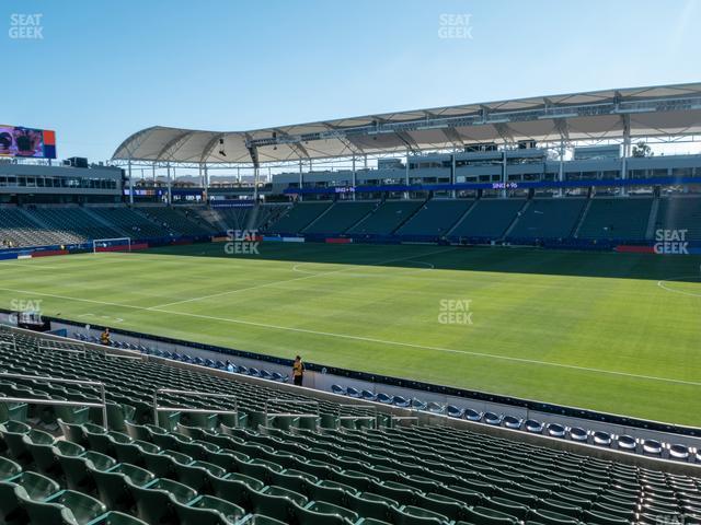 Seating view for Dignity Health Sports Park Section 129