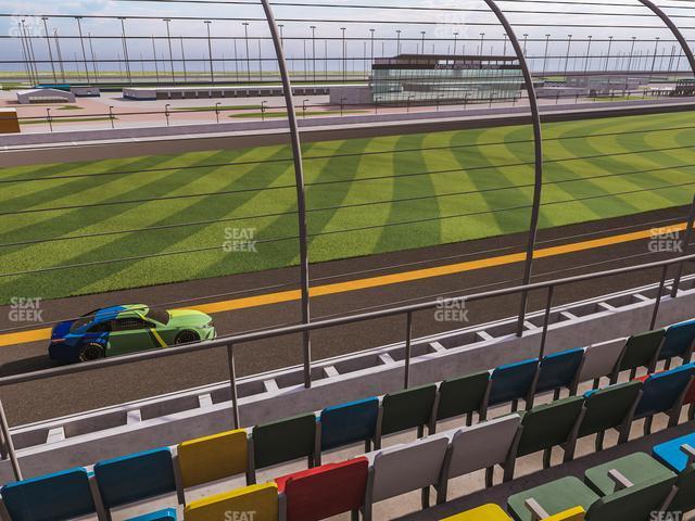 Seating view for Daytona International Speedway Section Front 139