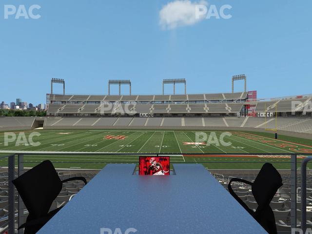 Seating view for TDECU Stadium Section Loge Box 10