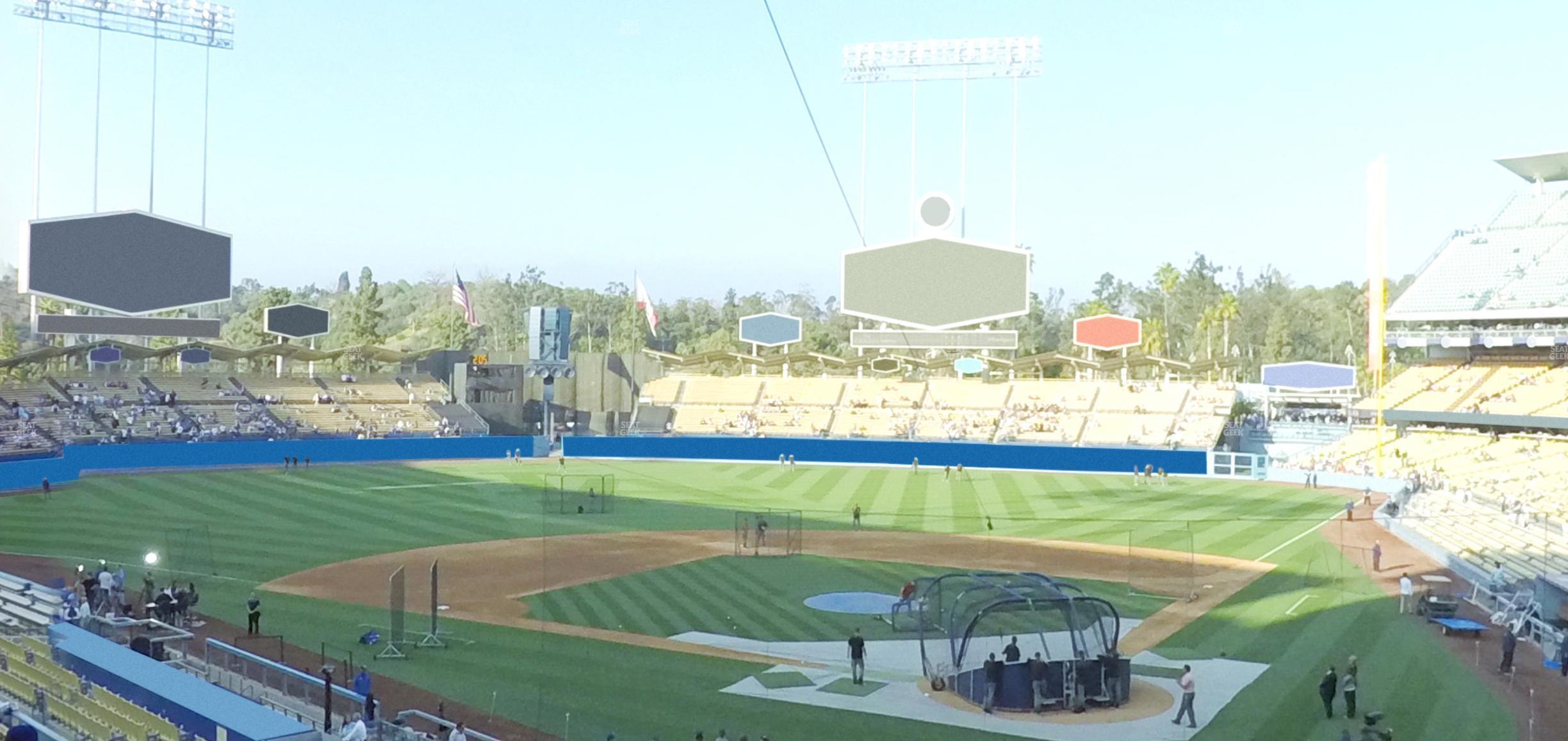 Seating view for Dodger Stadium Section 111 Lg