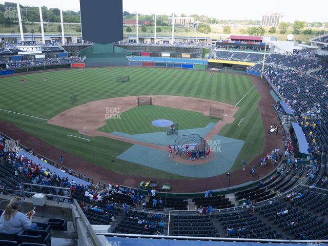 Seating view for Kauffman Stadium Section 417 R