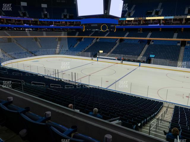 Seating view for KeyBank Center Section 216