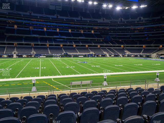 Seating view for AT&T Stadium Section C 112