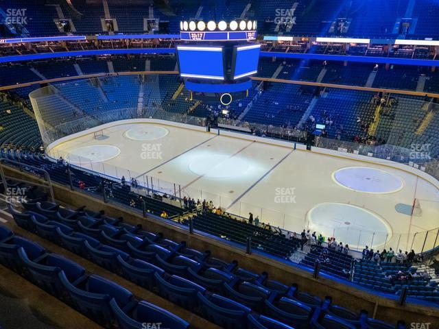 Seating view for KeyBank Center Section 318