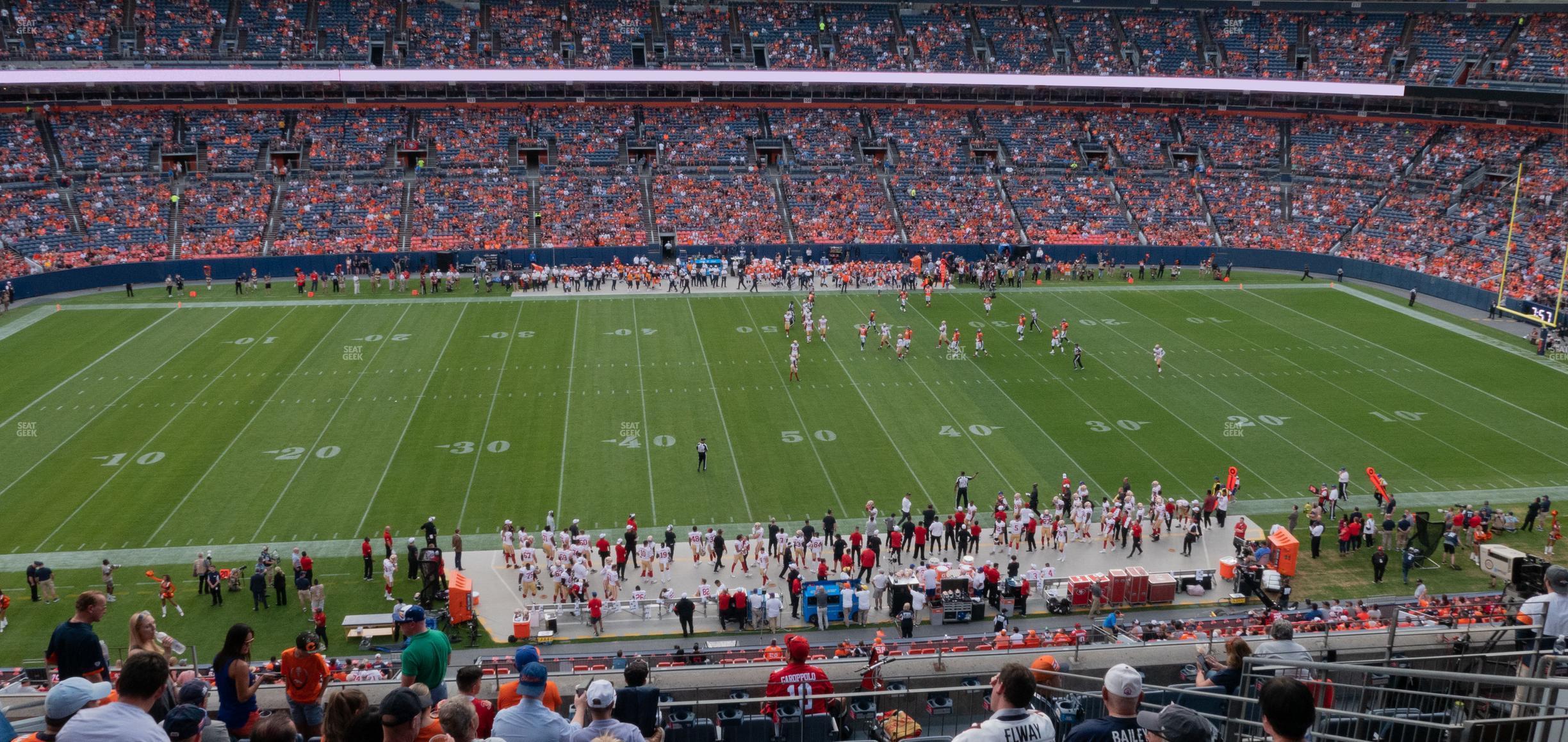 Seating view for Empower Field at Mile High Section 338