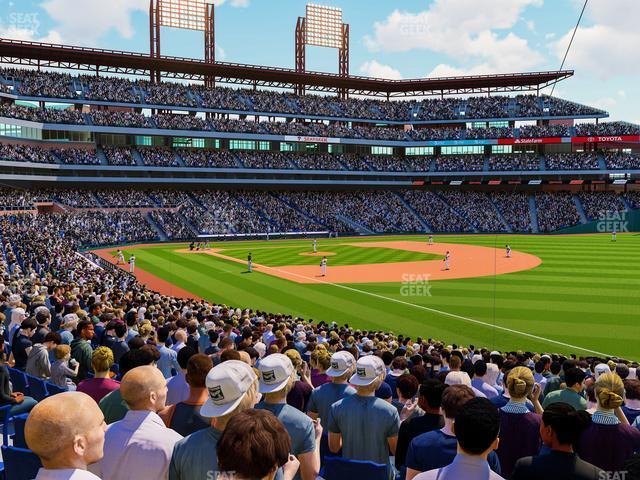 Seating view for Citizens Bank Park Section 110