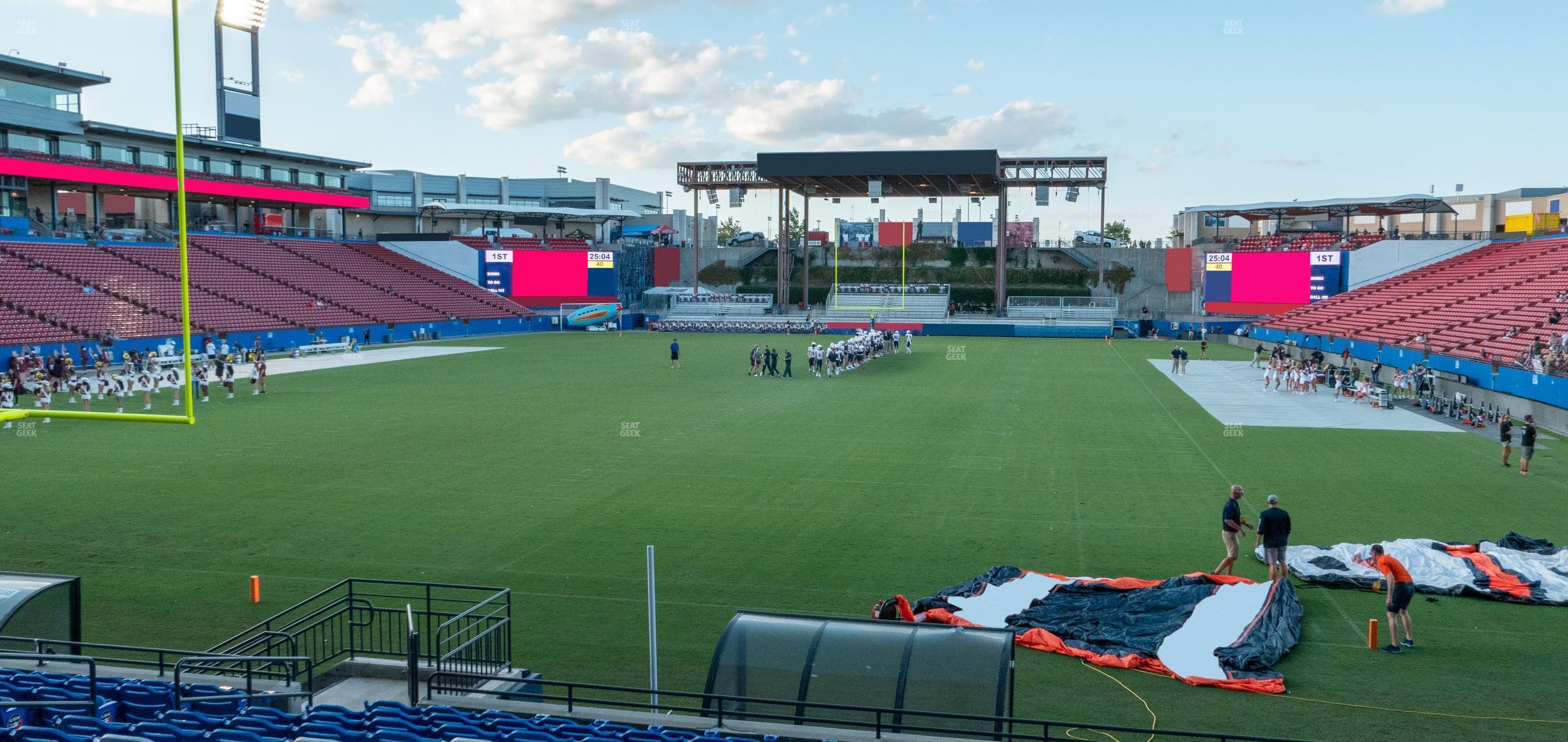 Seating view for Toyota Stadium Section 118