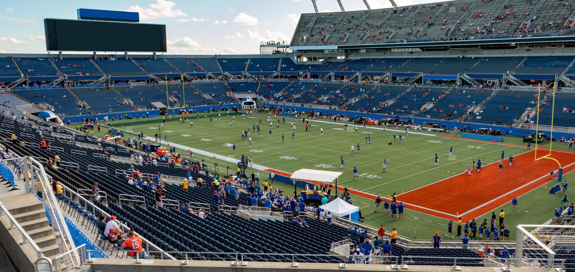 Seating view for Camping World Stadium Section Plaza 1