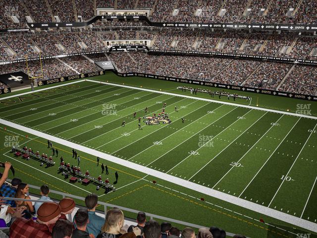 Seating view for Caesars Superdome Section 507