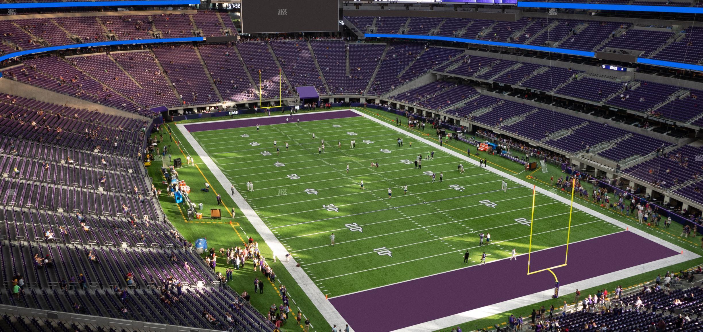 Seating view for U.S. Bank Stadium Section 302