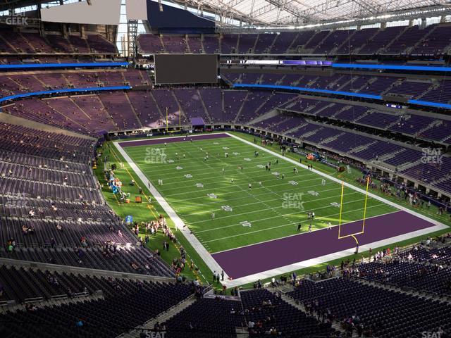 Seating view for U.S. Bank Stadium Section 302