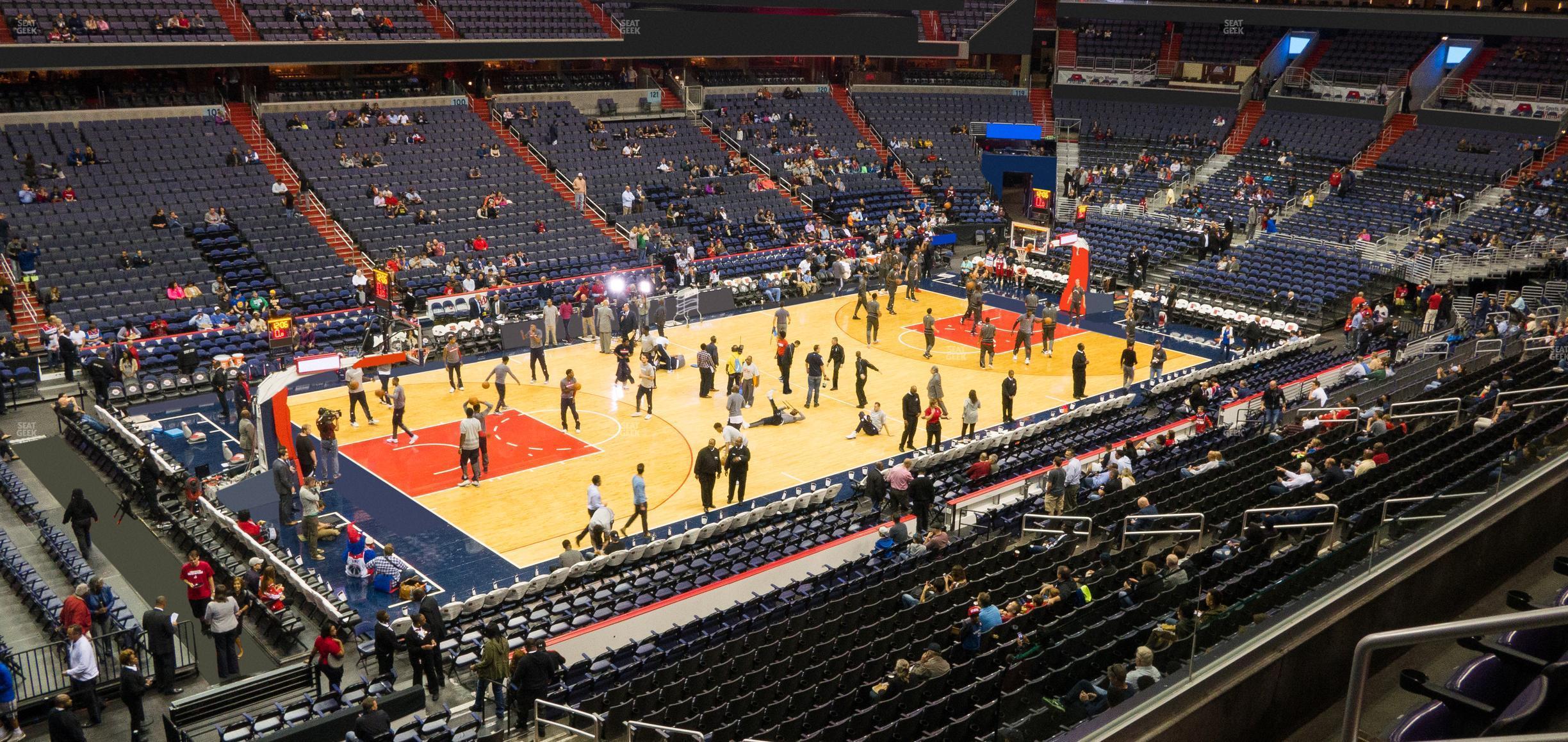 Seating view for Capital One Arena Section 212