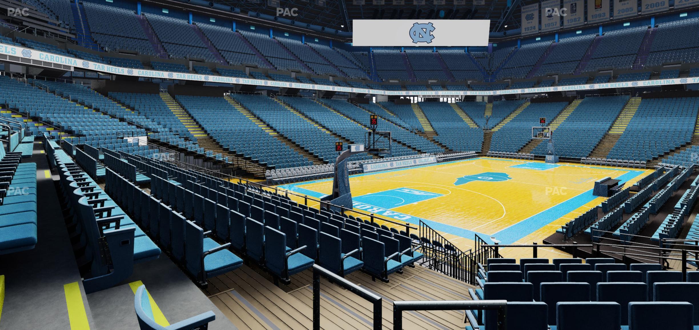 Seating view for Dean Smith Center Section 120