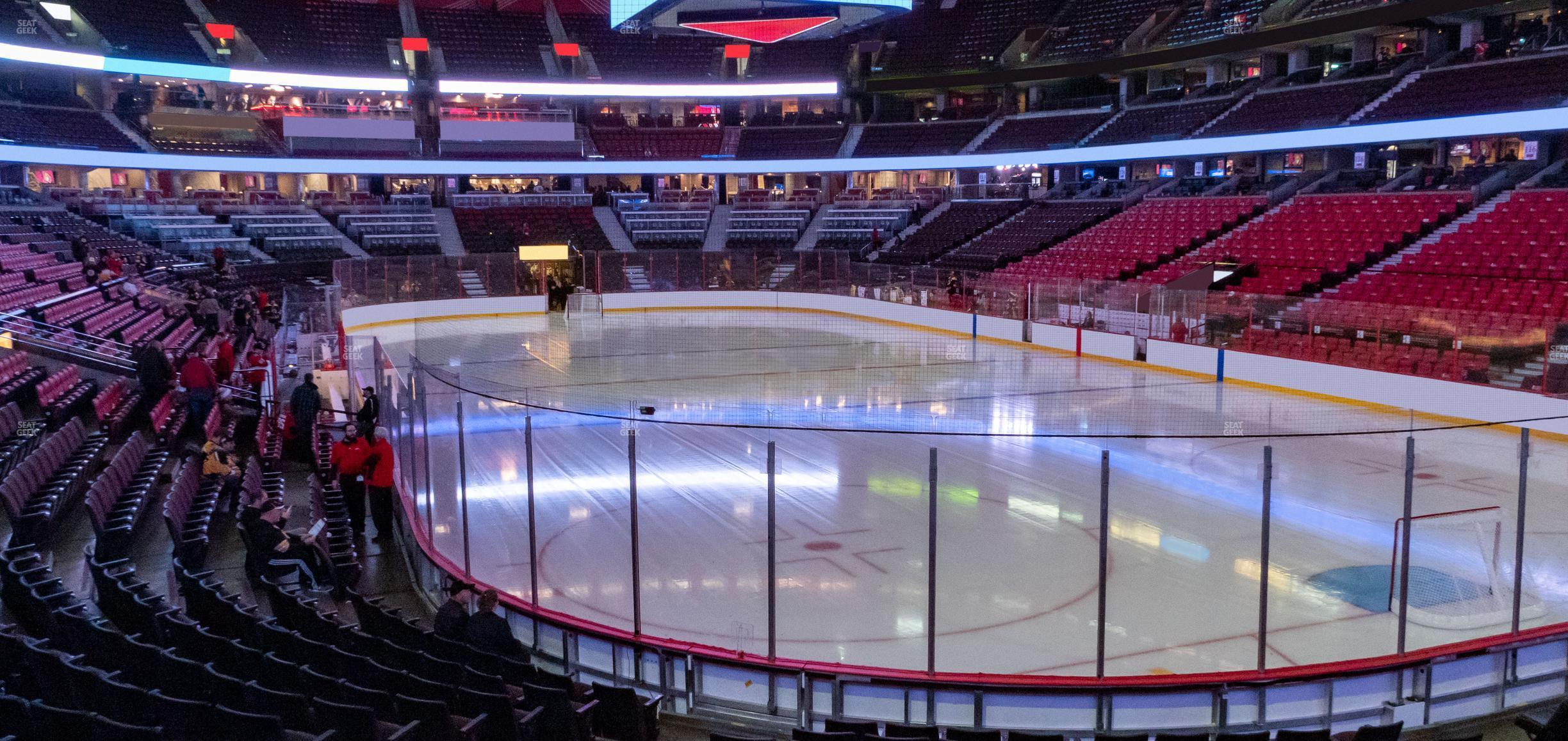 Seating view for Canadian Tire Centre Section 102