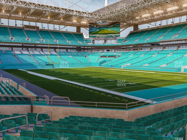 Seating view for Hard Rock Stadium Section 138