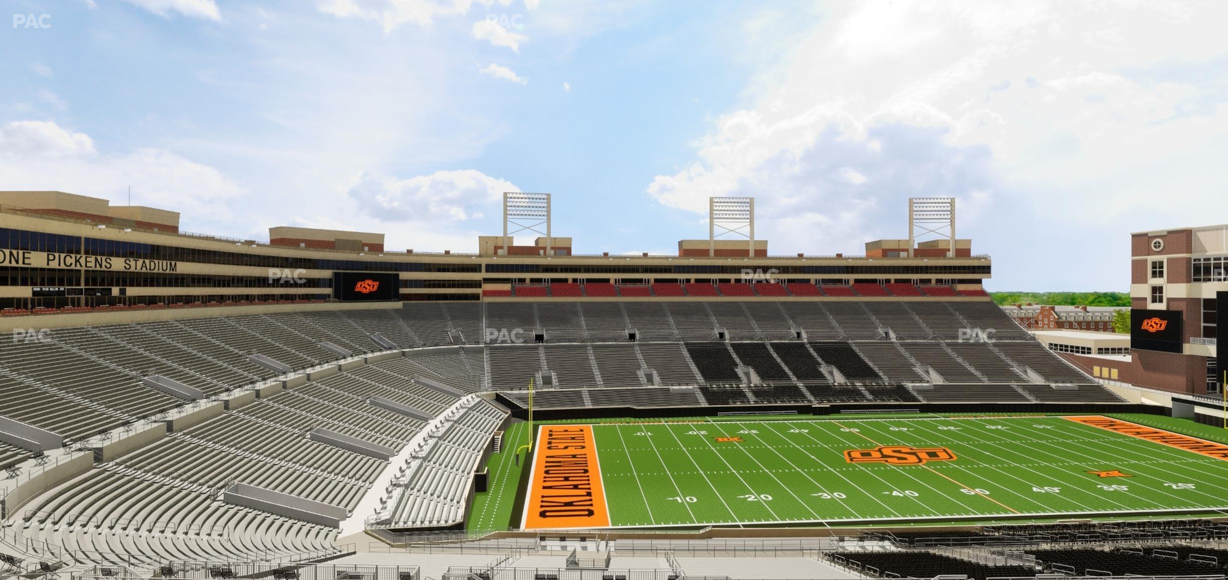 Seating view for Boone Pickens Stadium Section Club 513